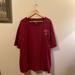 Carhartt Shirts | Carhartt Relaxed Fit 2xl T Shirt Fishing Works For Work And Weekends Too Red | Color: Red | Size: Xxl