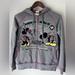 Disney Tops | Disney Women’s Size Xs Mickey And Minnie Mouse Full Zip Up Hoodie | Color: Gray | Size: Xs