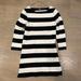 J. Crew Dresses | Jcrew Black And White Stripped Dress | Color: Black/White | Size: Xs