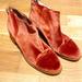 Anthropologie Shoes | Anthropologie Booties | Color: Red | Size: 7.5