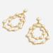 J. Crew Jewelry | J. Crew Oversized Pearl Teardrop Earrings | Color: Cream/Gold | Size: Os