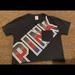 Pink Victoria's Secret Tops | Euc Women’s Xs Short Sleeve Top T Shirt Pink Victoria Secret Logo Graphic Blouse | Color: Black/Pink | Size: Xs