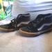 Vans Shoes | Black Vans Hi-Top Professional Bmx Shoe Men's Size 5 | Color: Black/Tan | Size: 5