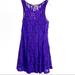 Free People Dresses | Free People Deep Purple Lace Dress | Color: Purple | Size: S