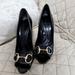 Gucci Shoes | Gucci Open Toe Pumps | Color: Black | Size: 7.5