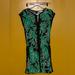 Michael Kors Dresses | Michael By Michael Kors Tropical Leaf Print Dress Size S | Color: Black/Green | Size: S