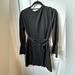 Zara Dresses | Black Long Sleeve Zara Dress With Belt | Color: Black | Size: S