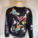 Disney Shirts & Tops | Disney Mickey Mouse Goofy Daisy Donald Minnie Mouse Black Sweatshirt - S | Color: Black | Size: Xlg