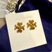 Tory Burch Jewelry | Earrings | Color: Gold | Size: 5/8”W X 5/8”L