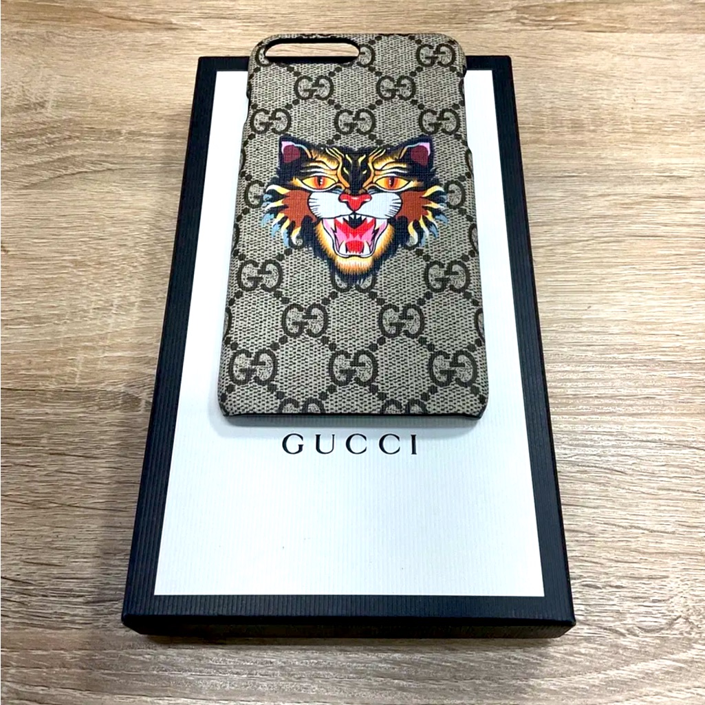 Gucci Cell Phones & Accessories | Gucci! Designer. Cell Phone Case! | Color: Orange/Tan | Size: Os