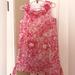 Lilly Pulitzer Dresses | Girls Lilly Pulitzer Pink Lion Rosette Dress Size 6 Euc | Color: Pink | Size: 6g