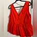 J. Crew Tops | Jcrew Always Ruffle Tank Size 14 | Color: Red | Size: 14
