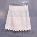 J. Crew Skirts | 5 For $25 Or 3 For $18 J. Crew Off White Scalloped Pull On Paper Bag S | Color: Cream/White | Size: 2