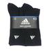 Adidas Underwear & Socks | Adidas Athletic Men’s Cushioned 6 Pair Crew Socks Black/White- 6 Pack Aeroready | Color: Black | Size: Os