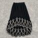 American Eagle Outfitters Skirts | American Eagle Ae Women’s High Low Boho Skirt - Size Xs | Color: Black/Cream | Size: Xs