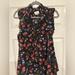 Kate Spade Tops | Gently Used Kate Spade New York Floral Top | Color: Black | Size: Xl