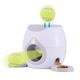 KKPLZZ Automatic Pet Feeder Fetch Tennis Ball Launcher Interactive Puzzle Toy for Dog IQ Training Interactive Tennis Ball Throwing Machine