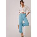 Anthropologie Pants & Jumpsuits | Anthropologie Pleated Column Pants - Women's New - Size 12 | Color: Blue | Size: 12