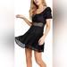 Free People Dresses | Free People Lace Minidress Size 2 | Color: Black | Size: 2