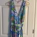 Lilly Pulitzer Dresses | Lilly Pulitzer Bellina Maxi Wrap Dress Small Conch | Color: Blue/Pink | Size: S