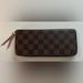 Louis Vuitton Bags | Louis Vuitton Damier Ebene Clemence Wallet In Rose Ballerine Interior | Color: Brown/Tan | Size: Os