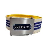 Adidas Accessories | Adidas Golf Belt 48" Men's White Blue Stripe Yellow Contrast Edges | Color: Blue/White | Size: 48"