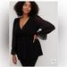 Torrid Tops | Babydoll Studio Knit Chiffon Sleeves Surplice Top 3x Nwt | Color: Black | Size: 3x