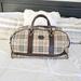 Burberry Bags | Authentic Burberry Nova Check Leather Travel Bag | Color: Black/Brown | Size: Os