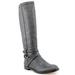 Coach Shoes | Coach “Marlena” Riding Boot In Vintage Black - Size 7 | Color: Black/Gray | Size: 7