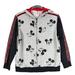 Disney Shirts & Tops | Disney Mickey Mouse Hoodie Unisex Black Gray Size 9/10 Zip Front Logo | Color: Black/Gray | Size: 9/10