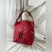 Dooney & Bourke Bags | Genuine Vintage Dooney & Bourke Red All Weather Leather Shoulder Bag Classic | Color: Red/Silver | Size: Medium