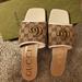 Gucci Shoes | Gucci Women's Gg Supreme Quilted Slide Sandals | Color: Cream/Tan | Size: 11