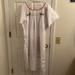 Disney Dresses | J.R. Papacies Disney Dress White Embroidered New With Tags Sz Xl | Color: White | Size: Xl