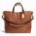 Coach Bags | Coach Factory Hadley Luxe Grain Duffle Leather Camel Shoulder Zip Crossbody Bag | Color: Brown/Tan | Size: Xl