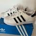 Adidas Shoes | Adidas Superstar, Women’s, Size 6, White With Black Stripes, Performance Insoles | Color: Black/White | Size: 6