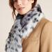 Anthropologie Accessories | Anthropologie Helen Moore Tippet Faux Fur Scarf | Color: Black/White | Size: Os