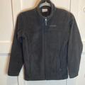 Columbia Jackets & Coats | Columbia Boys' Dark Grey Steens Mountain Fleece Zip Up Jacket Size Medium 10/12 | Color: Gray | Size: Boys Size Medium 10/12