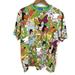 Disney Shirts | Disney Tokyo Resort Peter Pan T-Shirt Mens Large Short Sleeve All Over Print | Color: Green | Size: L