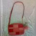 Michael Kors Bags | Michael Kors Shoulderbag Coral & Pink Colorblock Crossbody Handbag W/ Keychain | Color: Pink/Red | Size: Os