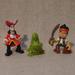 Disney Toys | Disney Jr. Jake And Neverland Pirates 3 Poseable Figures Hook, Jake, Croc | Color: Black/Green | Size: Os