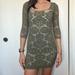 Free People Dresses | Intimately Free People Lace Cut Out Bodycon Dress | Color: Green/White | Size: S