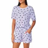 Disney Intimates & Sleepwear | Disney Women's Short Pajama Set With Pockets, Purple | Color: Purple | Size: Various