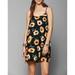 Urban Outfitters Dresses | Kimchi Blue | Uo Sunflower Pattern Spaghetti Strap Fall Summer Dress | Color: Black/Orange | Size: L