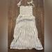 American Eagle Outfitters Dresses | American Eagle Smocked Midi Dress Size Xs | Color: Blue/White | Size: Xs