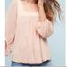 Anthropologie Tops | Anthropologie Meadow Rue Allyson Boho Top. | Color: Pink | Size: S