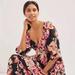 Anthropologie Dresses | Anthropologie Sz Xs Blossom Maxi Dress In Black Floral Motif | Color: Black/Pink | Size: Xs