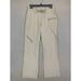 Athleta Pants & Jumpsuits | Athleta Pants Womens 4 Beige Mid Rise Belted Zip Pocket Straight Leg Relaxed Fit | Color: Cream | Size: 4