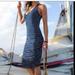 Athleta Dresses | Athleta Ember Navy White Striped Dress Xxs | Color: Blue/White | Size: Xxs