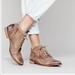 Free People Shoes | Free People Vaughan Crochet Edge Booties Size 8 (Eu 38) | Color: Brown/Cream | Size: 8