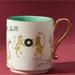 Anthropologie Dining | Anthropologie Susannah Garrod Deck The Halls Christmas Mug | Color: Green/White | Size: Os